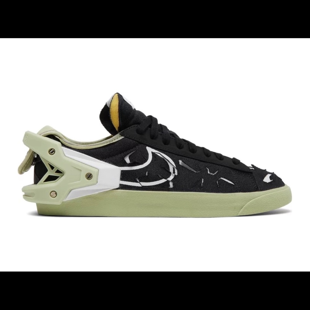 Never Worn Rare MSize 8 - Nike Blazer Low x Acronym Black Olive Aura 2022